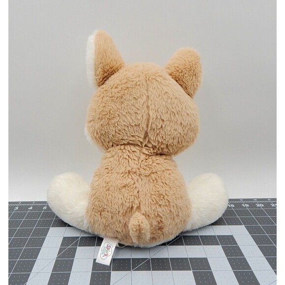 Spark Create Imagine Corgi Puppy Plush Dog 10 Inch Stuffed Animal White Tan - Picture 3 of 10
